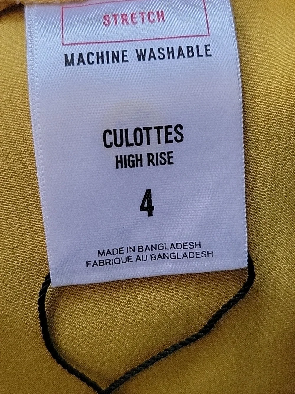 Express Mustard Wide-Leg Cropped Pants
